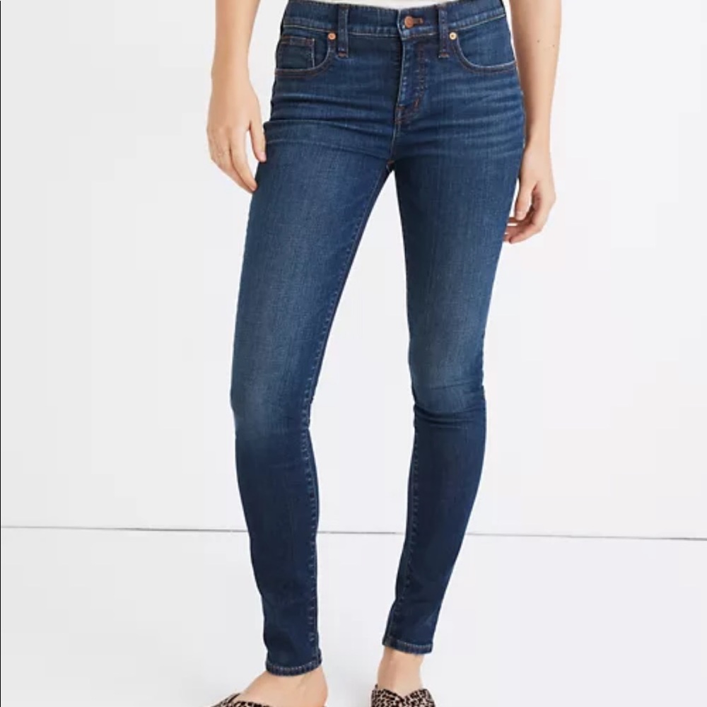 Madewell 9 inch high rise skinny jeans